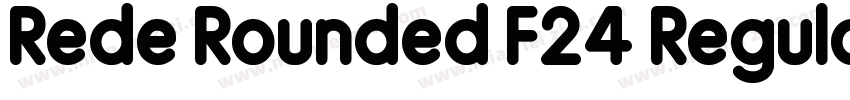 Rede Rounded F24 Regular字体转换